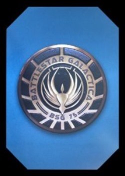 Card back for Battlestar Galactica card game