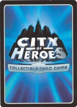 Card back for City of Heroes card game