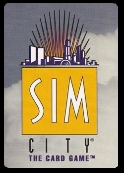 Card back for SimCity card game