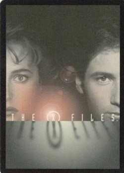 Card back for X-Files card game